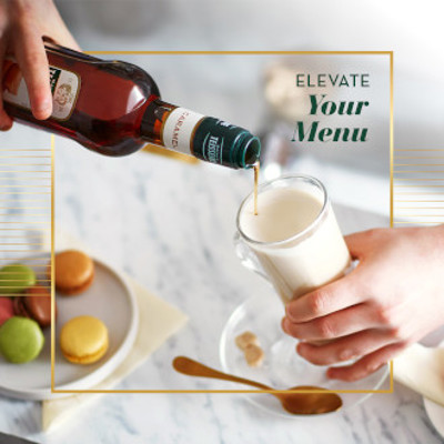 Elevate your menu - Syrup being poured into milk