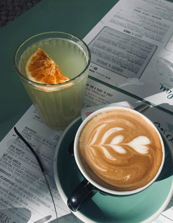 coffee and juice